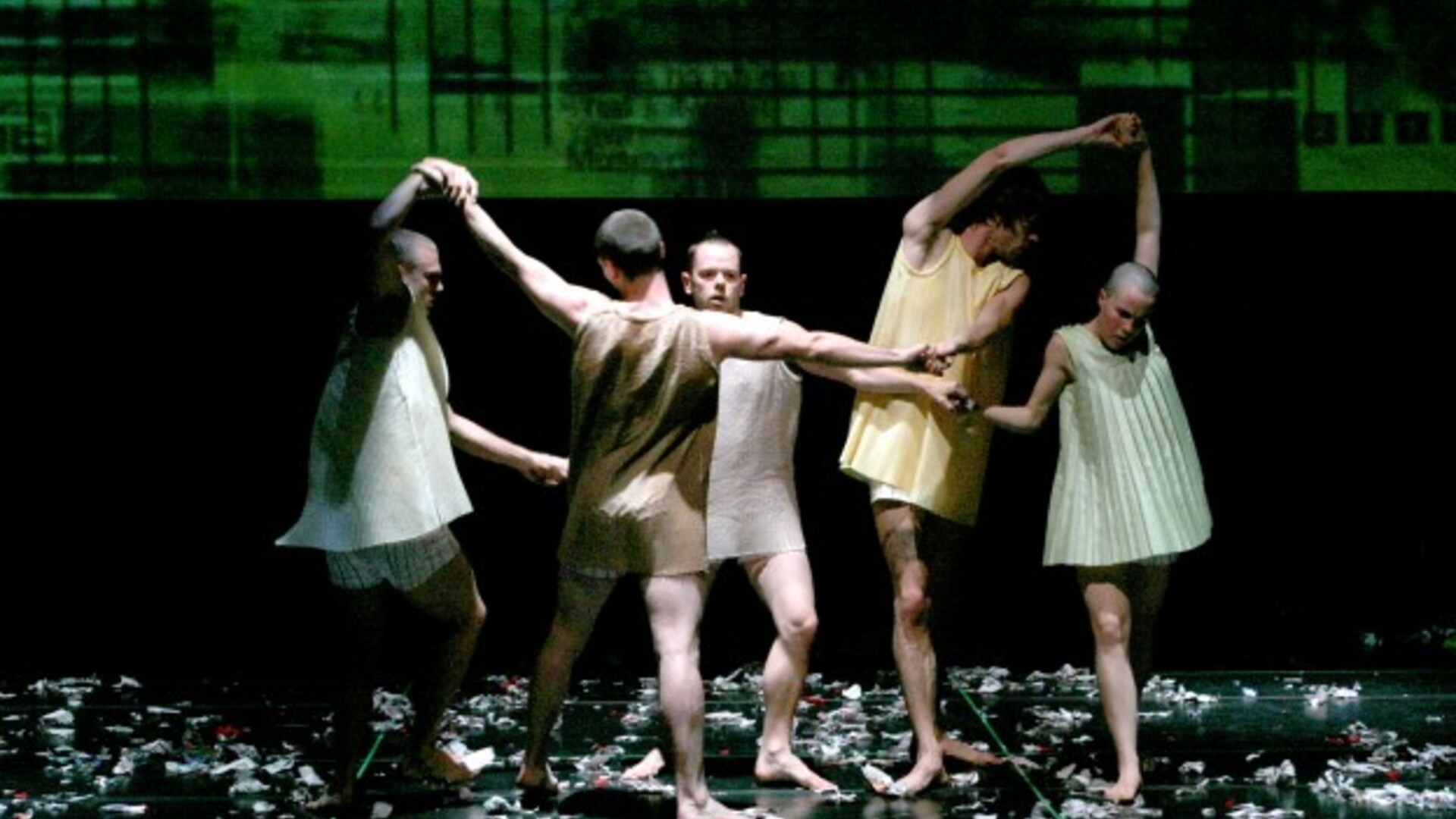 Dancers in Lucy Guerin's choreography Aether